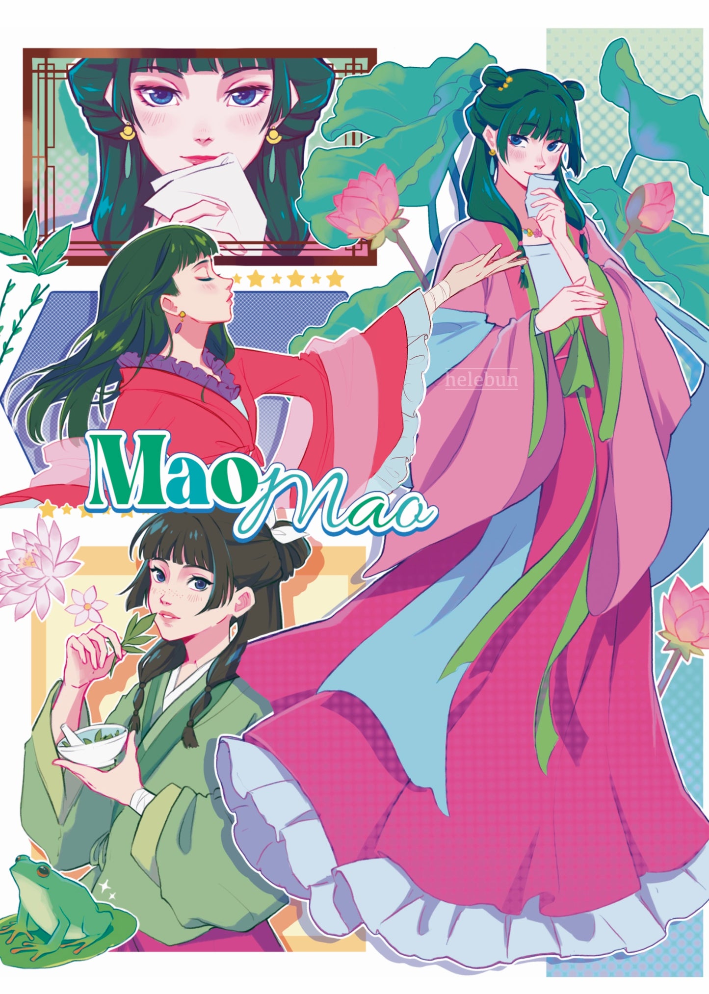 MaoMao Collage Print