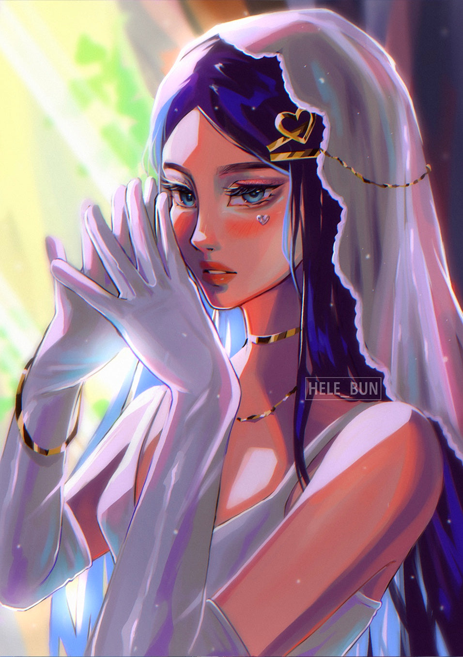Bride at Dawn Print
