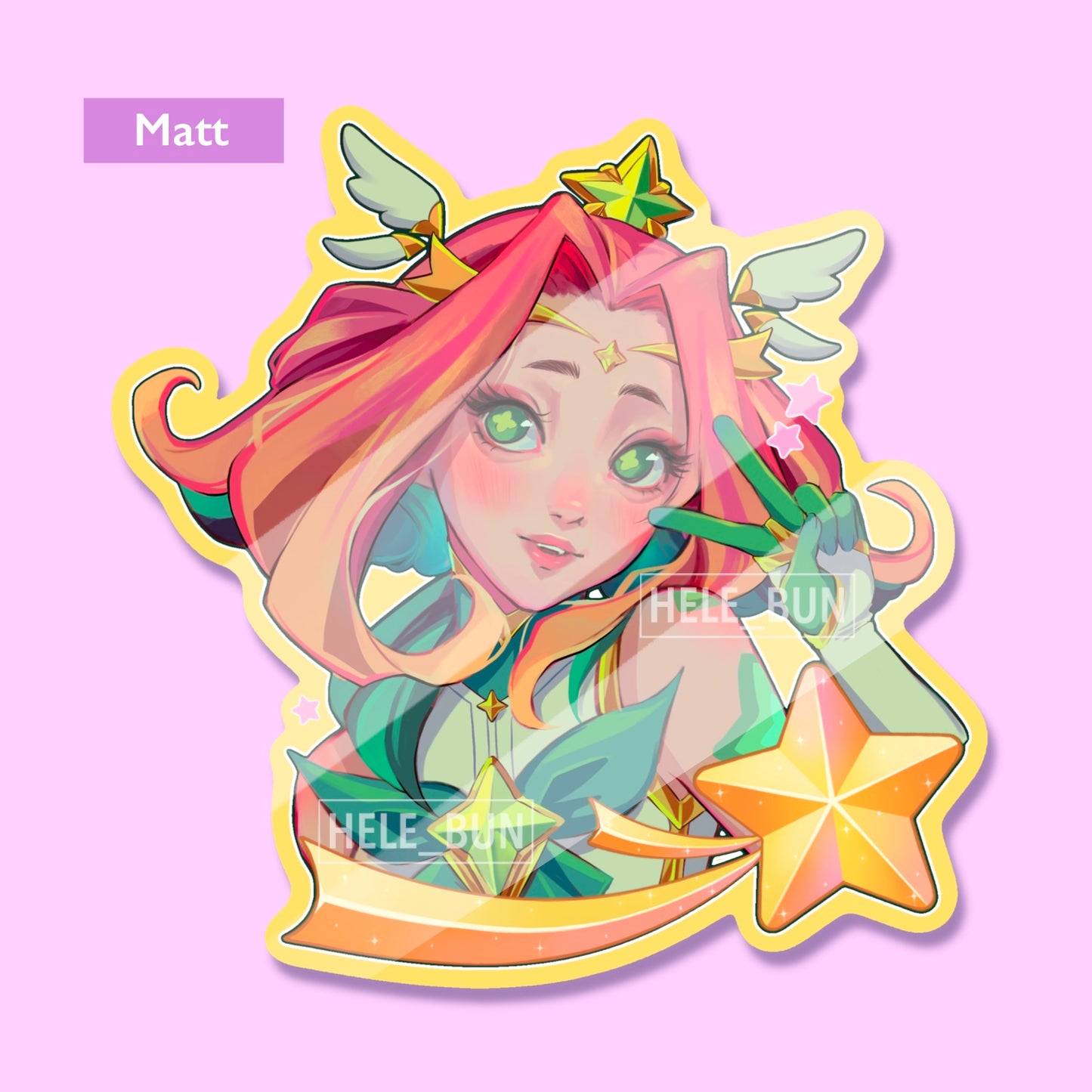 Star Warrior Stickers
