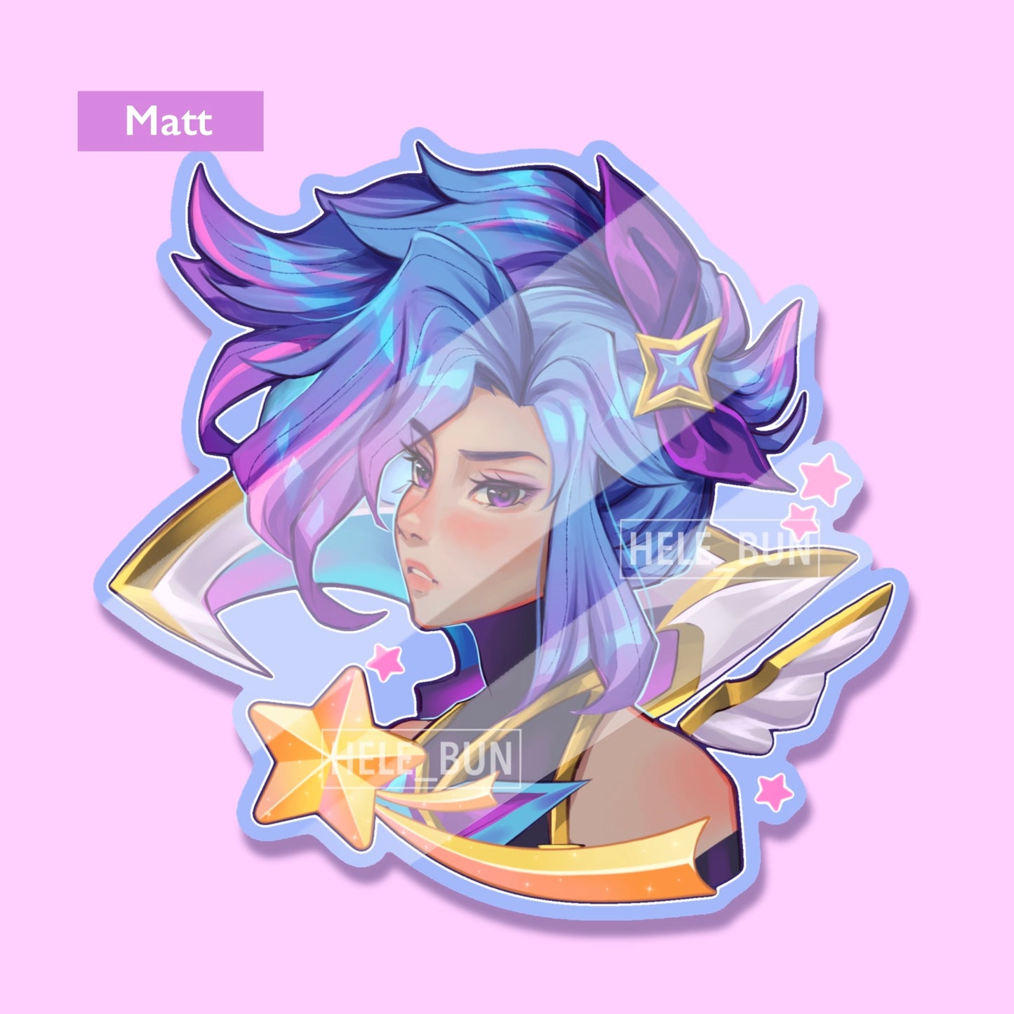 Star Warrior Stickers