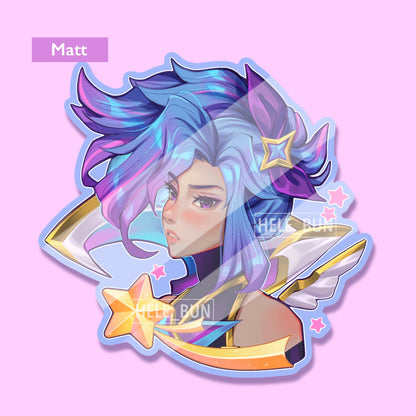 Star Warrior Stickers