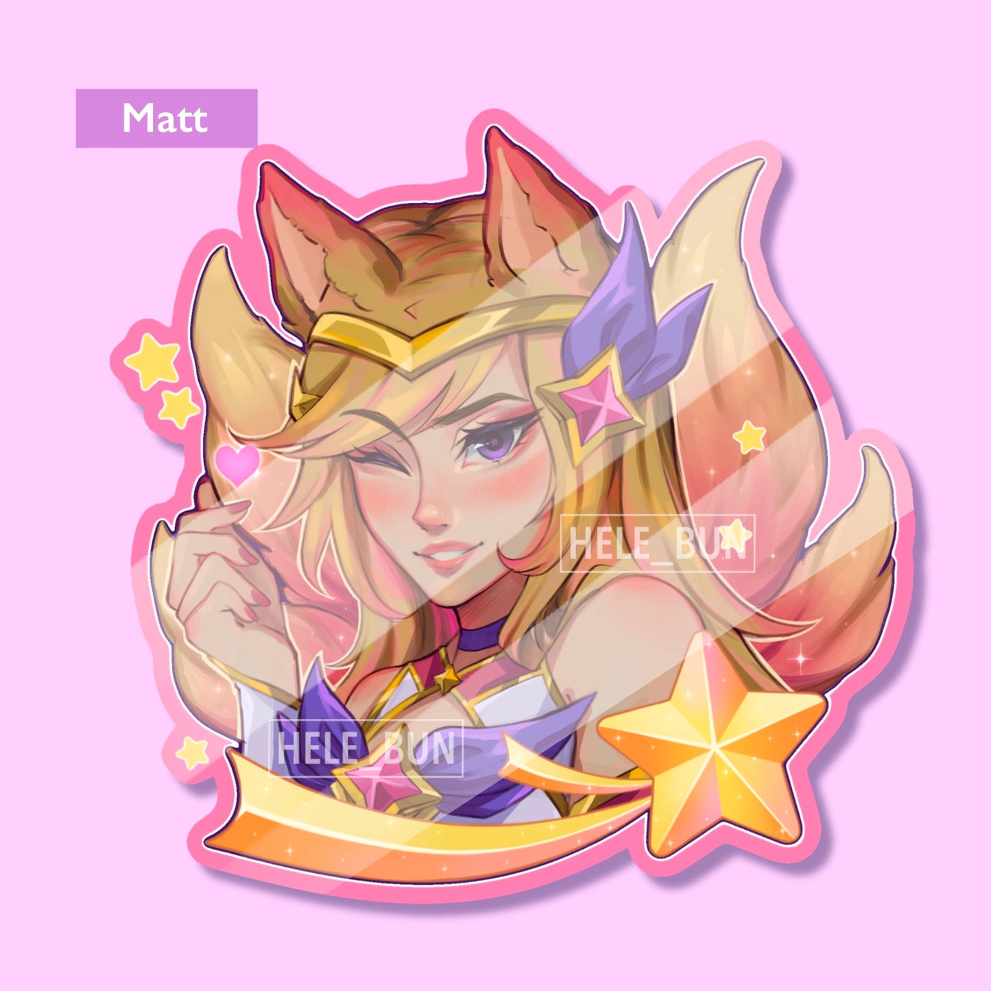 Star Warrior Stickers