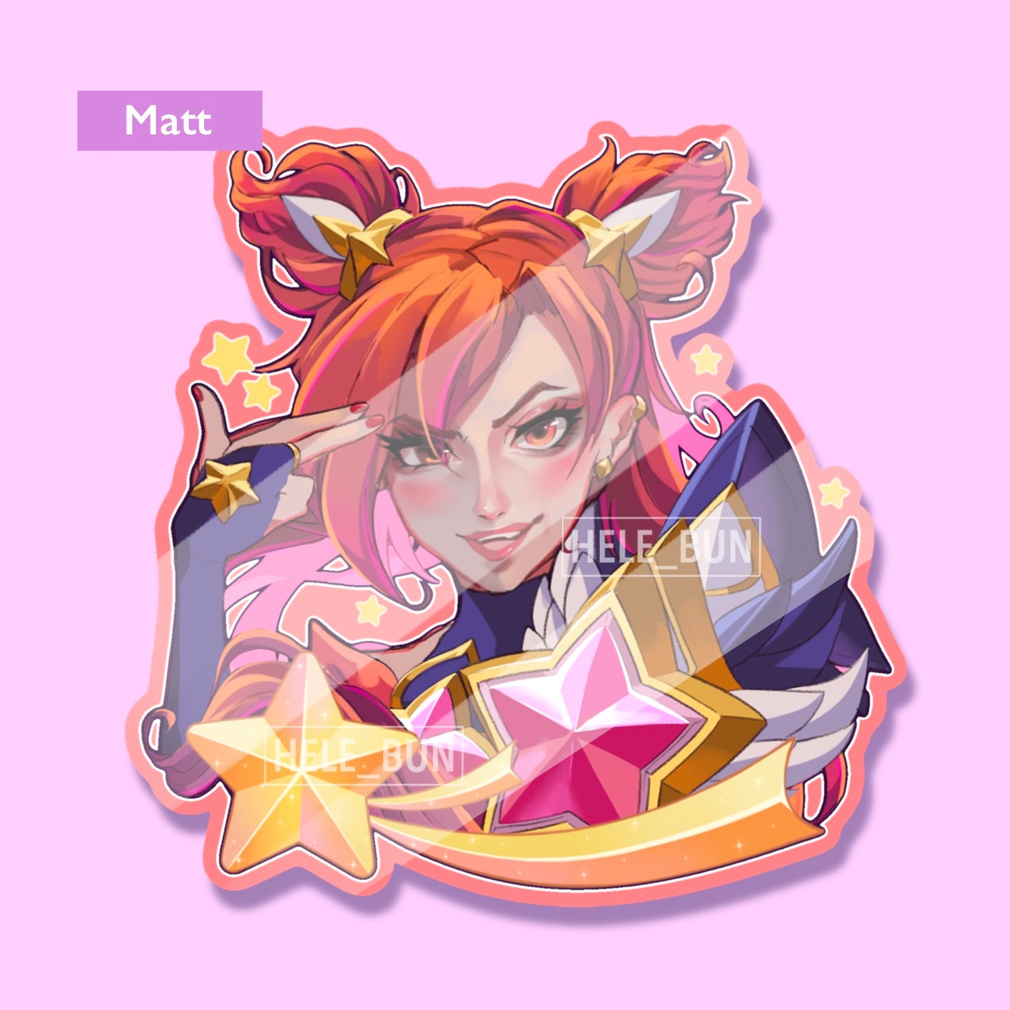 Star Warrior Stickers
