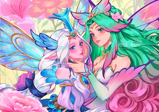 Fairy Sera & Soraka Print