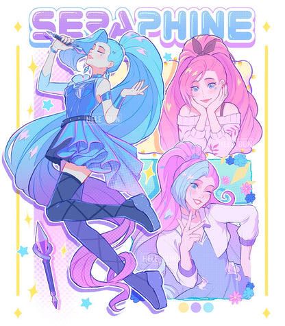 K/DA Seraphine Tote bag