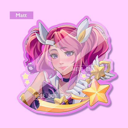Star Warrior Stickers