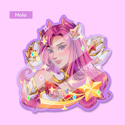 Star Warrior Stickers