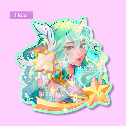 Star Warrior Stickers
