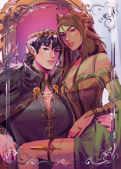 The Wicked King Foil Print