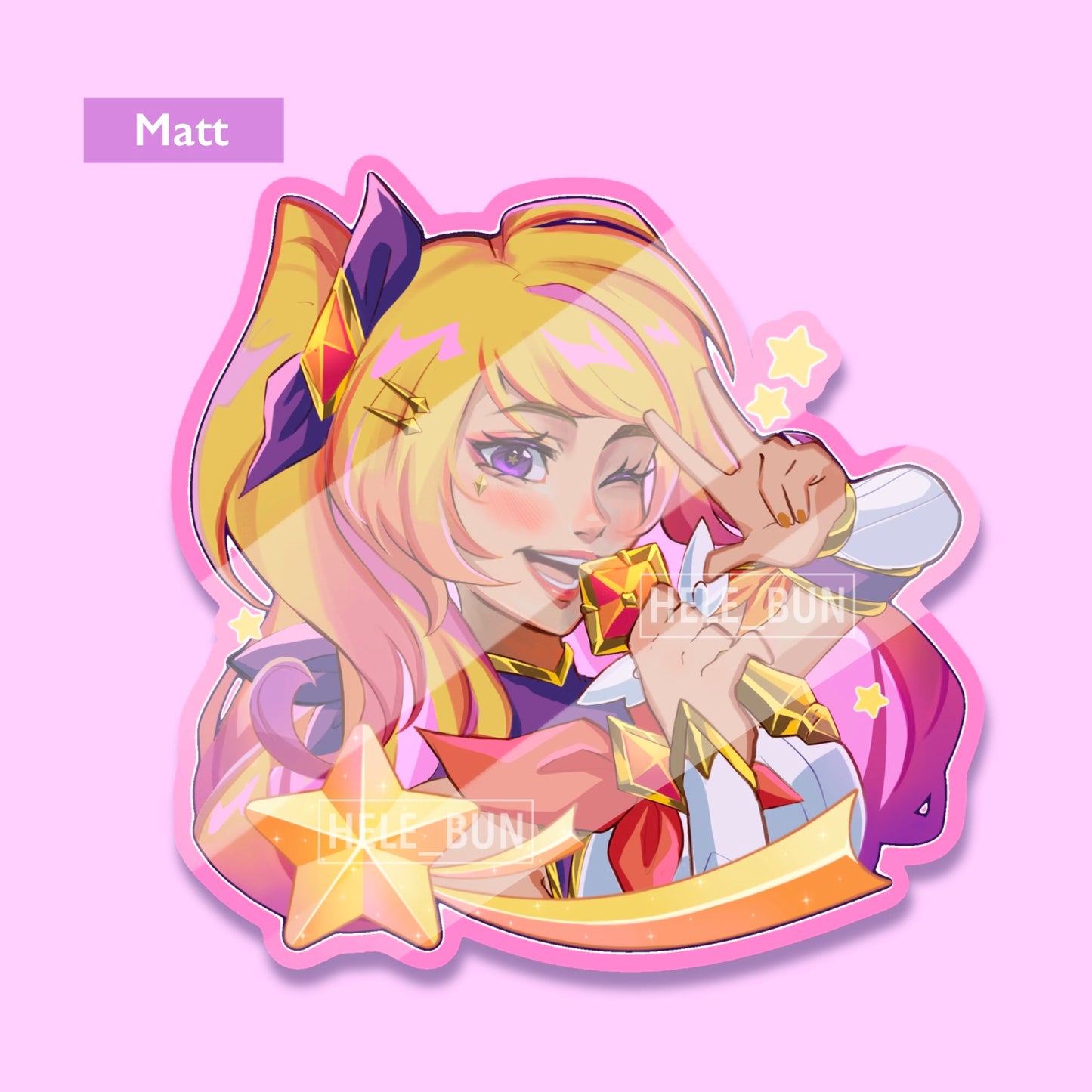 Star Warrior Stickers