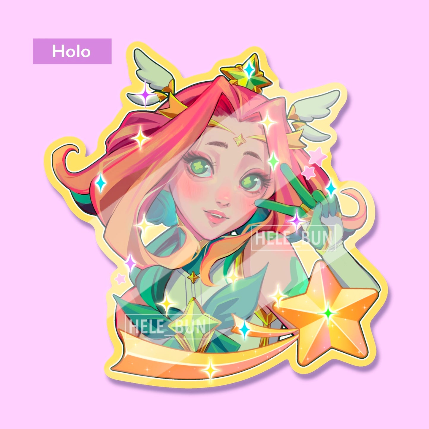 Star Warrior Stickers