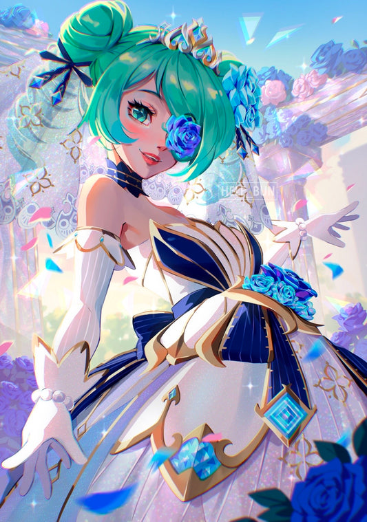 White Wedding Gwen Print