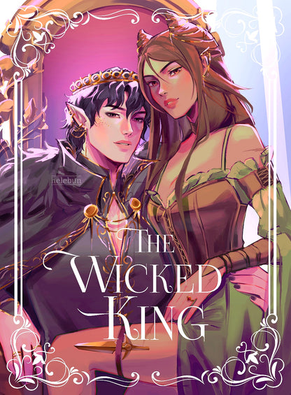 The Wicked King Foil Print